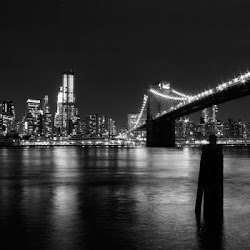 york lights ipad night wallpapers cities bridge ny nyc computer bw apple