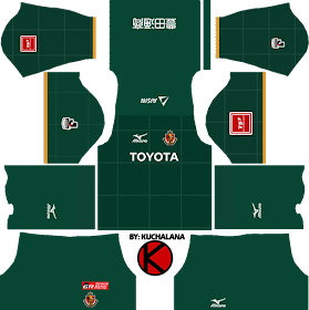 Nagoya Grampus 名古屋グランパス kits 2017 - Dream League Soccer