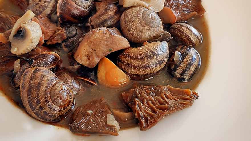 Caracoles guisados | Recetas Mallorquinas