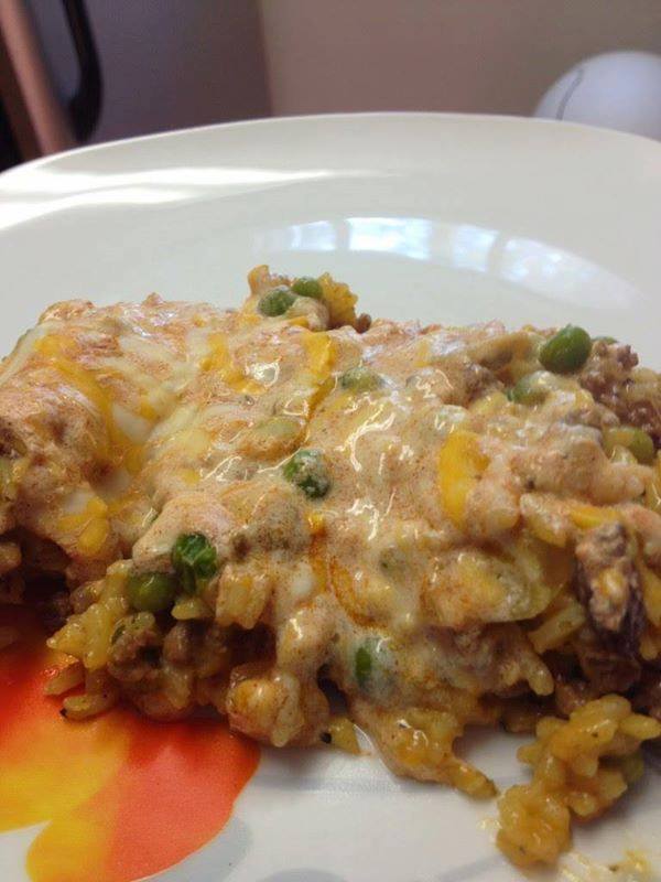 Cheesy Ground Beef Rice Casserole 100 Delicious