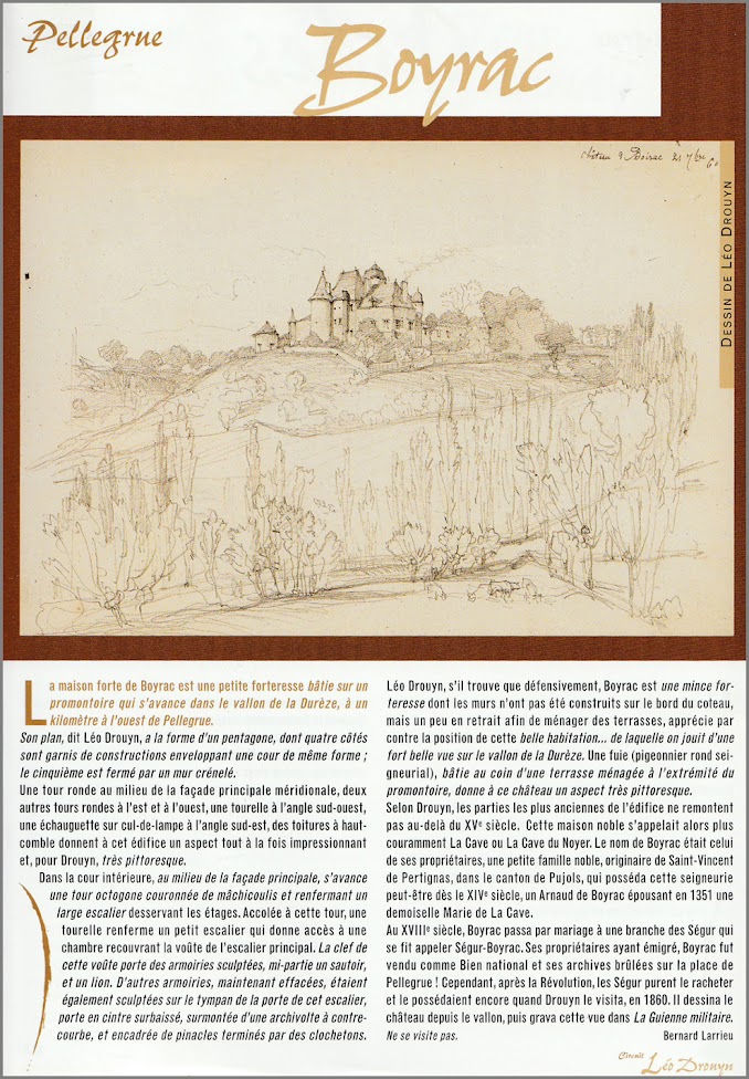 Leo Drouyn, château de Boyrac, Pellegrue