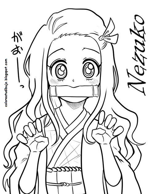 Nezuko To Color
