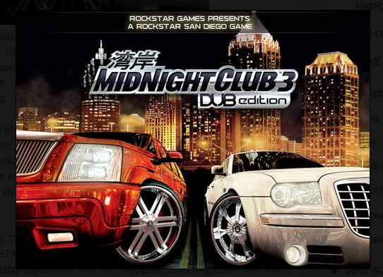 Midnight Club 3 Dub Edition Game Free Download
