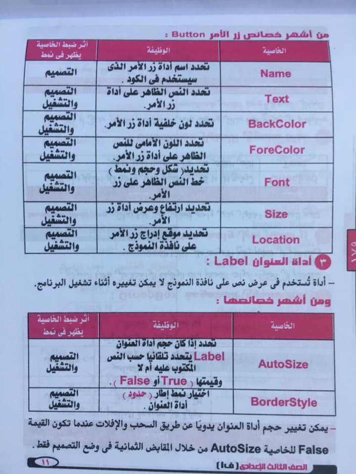 تجميع اقوى المراجعات والامتحانات في الحاسب الآلي للصف الثالث الاعدادي ترم اول "عربي ولغات" 11