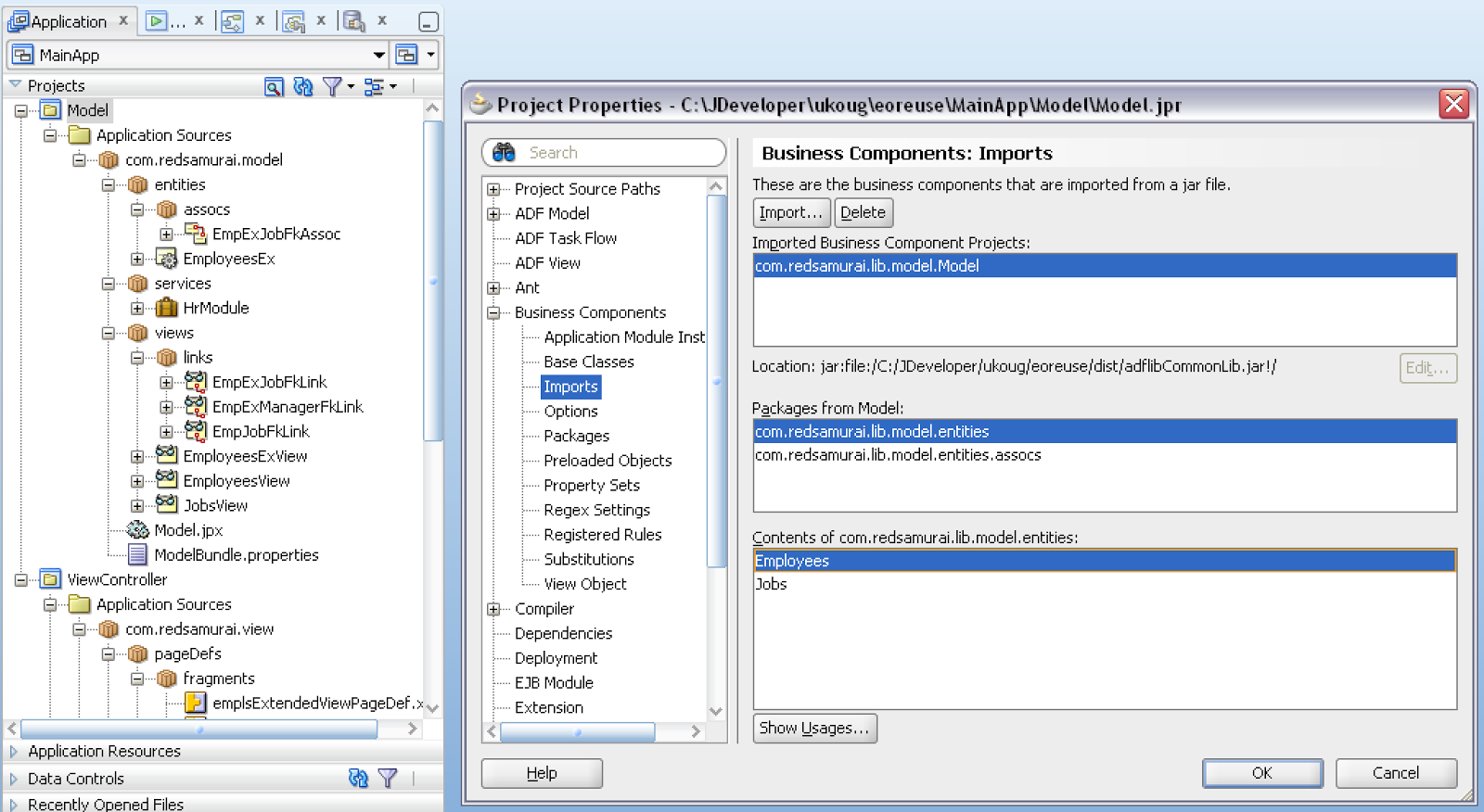 Andrej Baranovskij Blog Reusing and Extending ADF BC Entities from Common Model