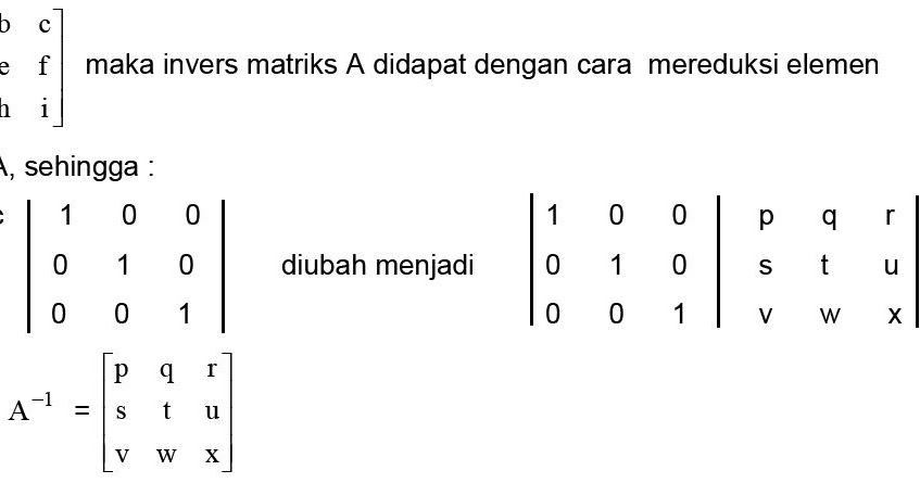 35 Contoh Soal Matriks Identitas 3x3 Images Contoh Soal