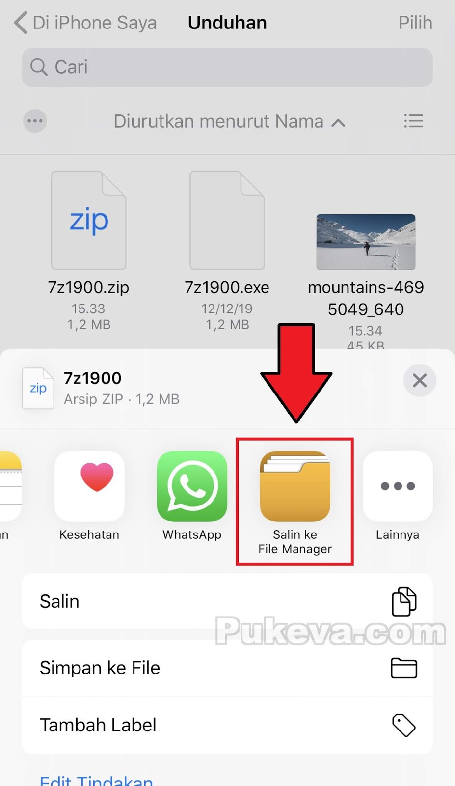 cara file di iphone cara file di iphone