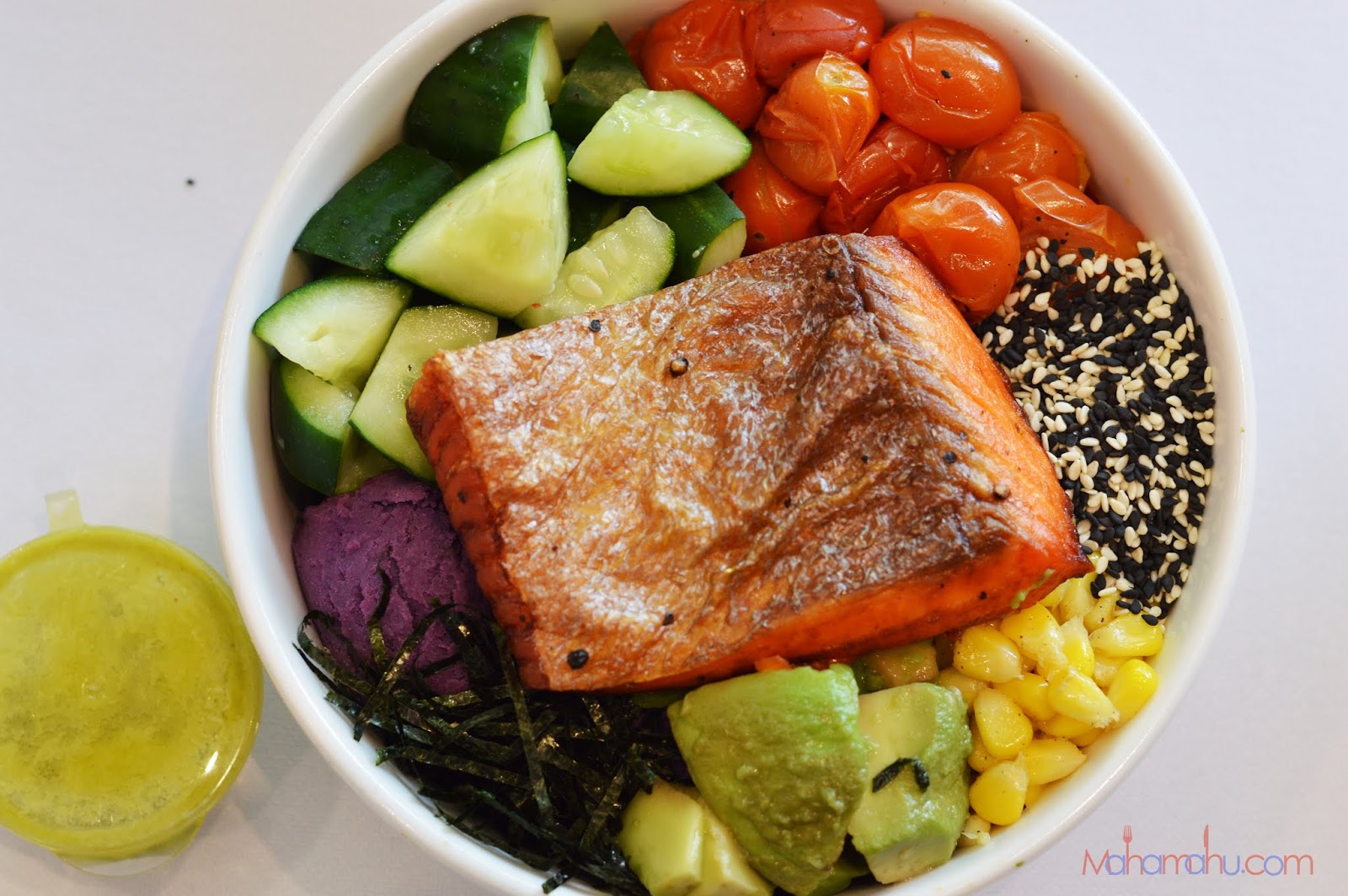 Kubis & Kale Saji Makanan Sihat Dalam Satu Poke Bowl Blog Makan Mahamahu