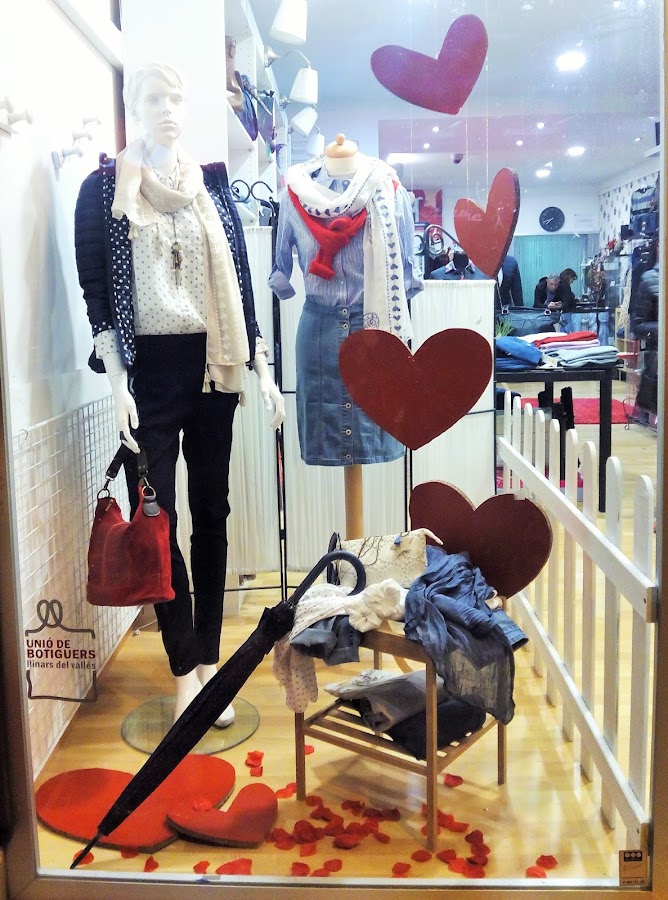 escaparate san valentin nueva colección primavera 