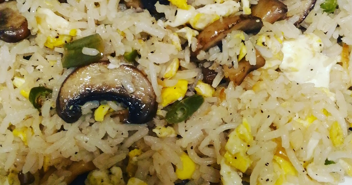 Egg and Mushroom Fried Rice