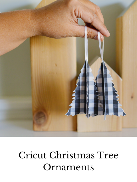 cricut christmas tree ornament