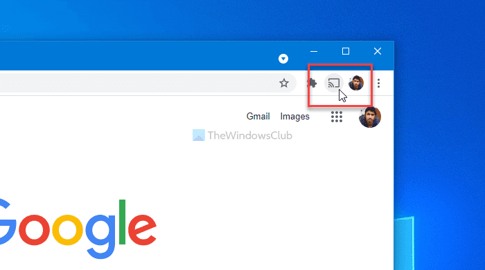 Chrome에서 Google Cast 도구 모음 아이콘을 표시하거나 숨기는 방법
