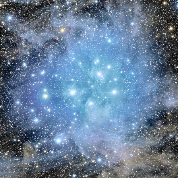 A stunning Pleiades Deep Field!
