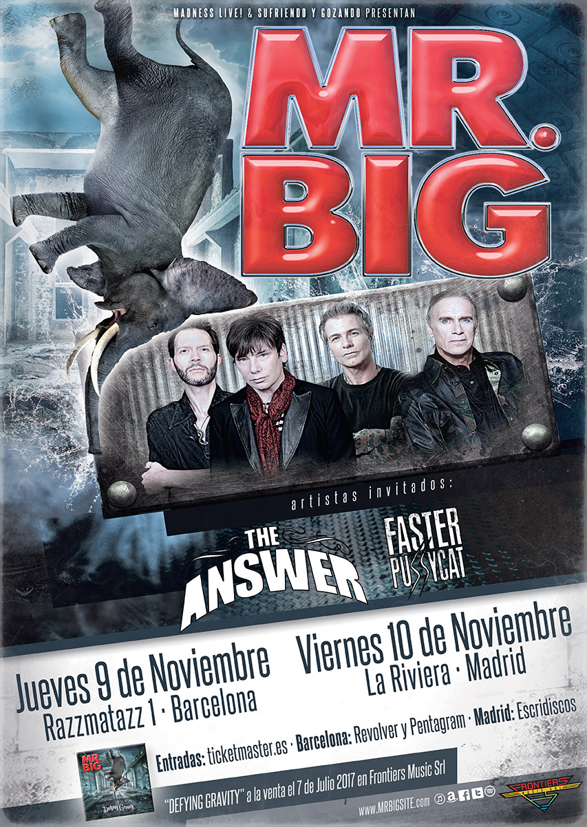 Mr. Big regresa en noviembre con The Answer y Faster Pussycat ROCKLIVE.ES