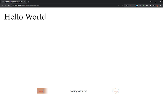 1 Program to print Hello World using VueJS ~ Coding Atharva