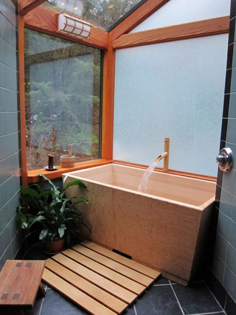 ห้องอาบน้ำสไตล์ญี่ปุ่น