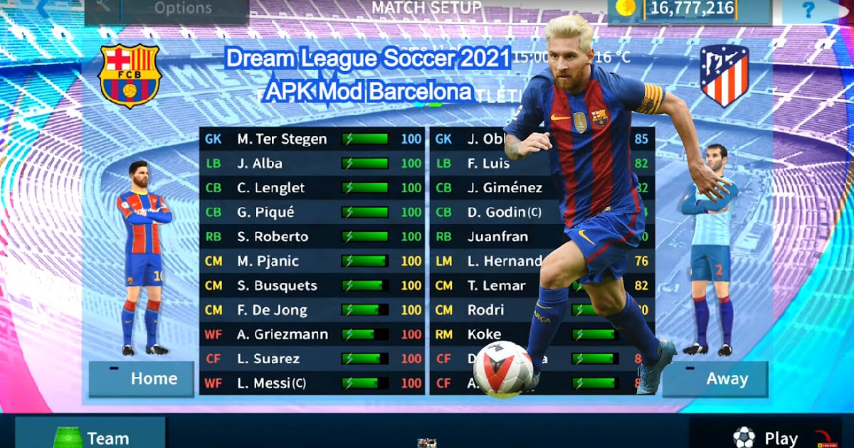 Best Dream League Soccer 2021 Apk Mod Barcelona Team Download Android Apps