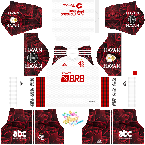 uniforme do flamengo dls 21