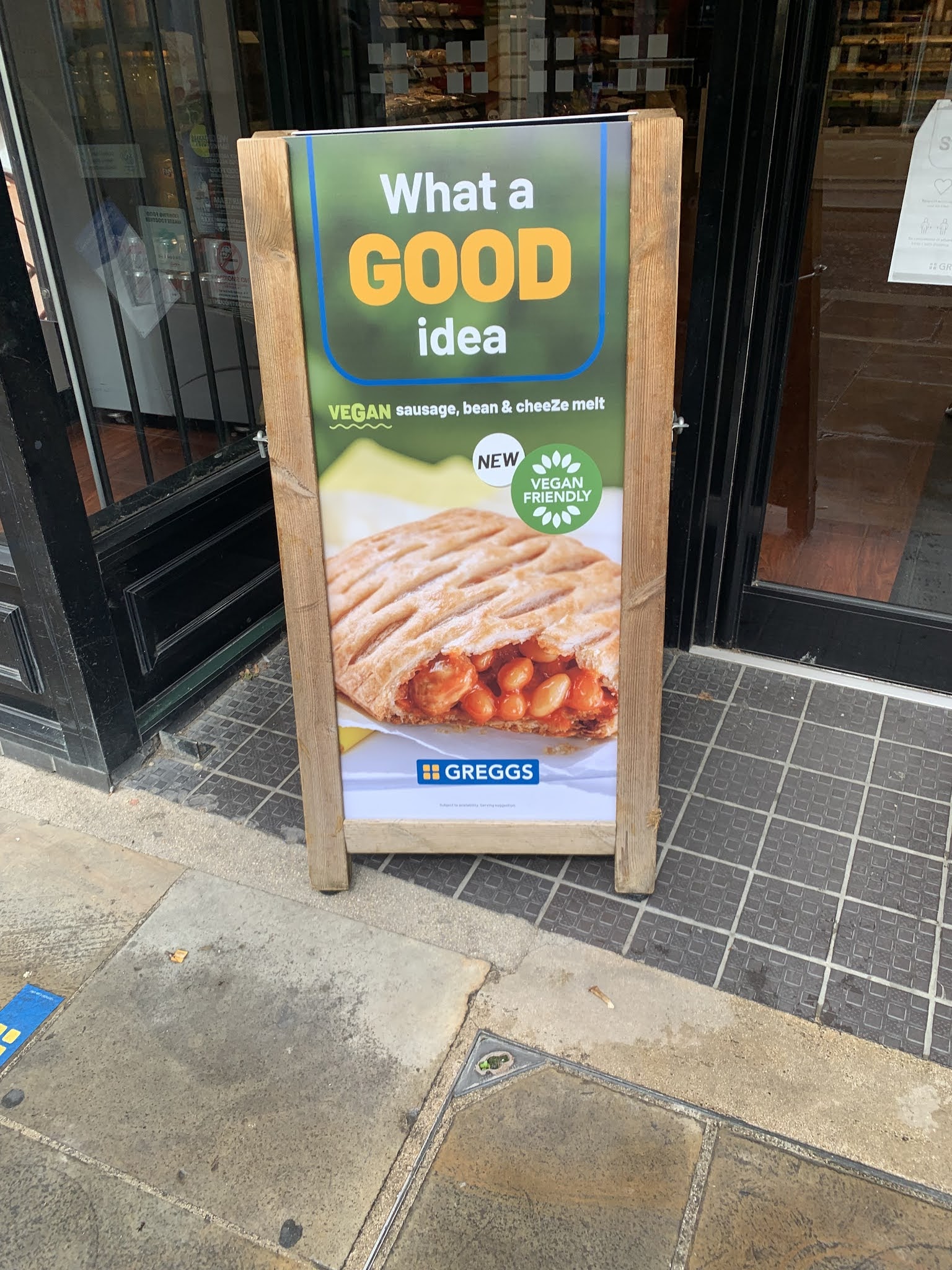 NEW Vegan Sausage, Bean and Cheese Melt from Greggs!
