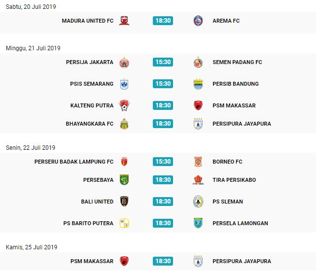 Jadwal Liga 1 2019 Pekan 10 Siaran Langsung Indosiar & OChannel