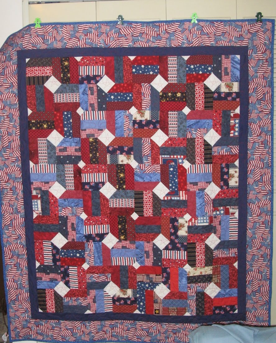 Life is like a patchwork quilt Missouri Star Tutorial Diamond Rail Fence