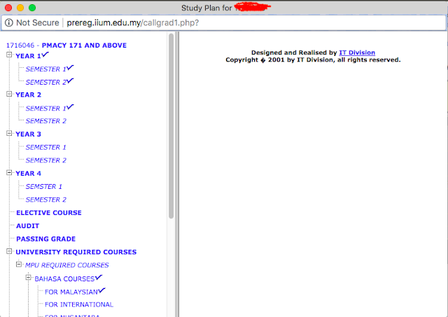 Eighteen.: IIUM Pre Reg 101