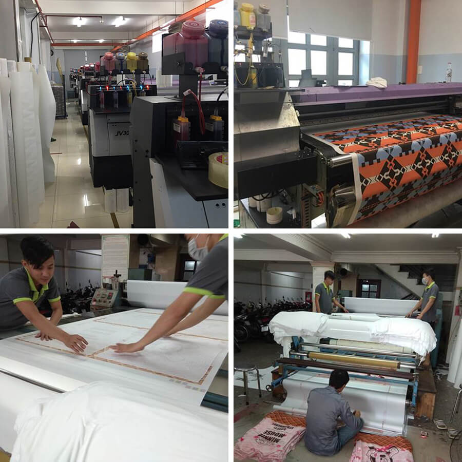Quy trình in chuyển nhiệt trên vải