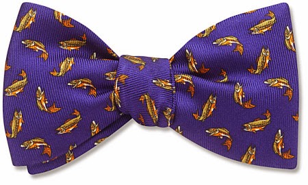 Trout bow tie from Beau Ties Ltd.