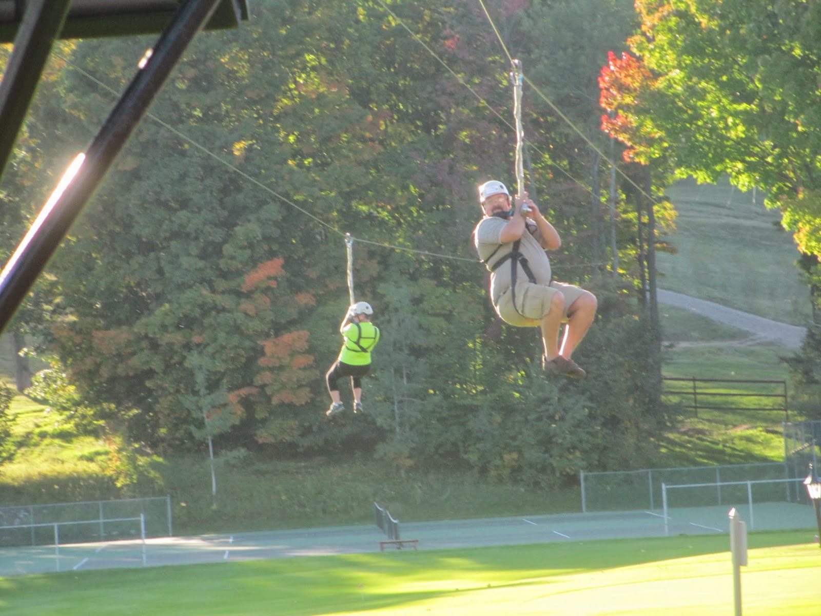 Ziplining Across the USA Friday September 27 Boyne Highlands Harbor Springs, Michigan