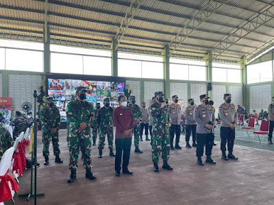 Panglima TNI dan Kapolri Tegaskan Sinergitas Vaksinasi Covid-19 di Bali