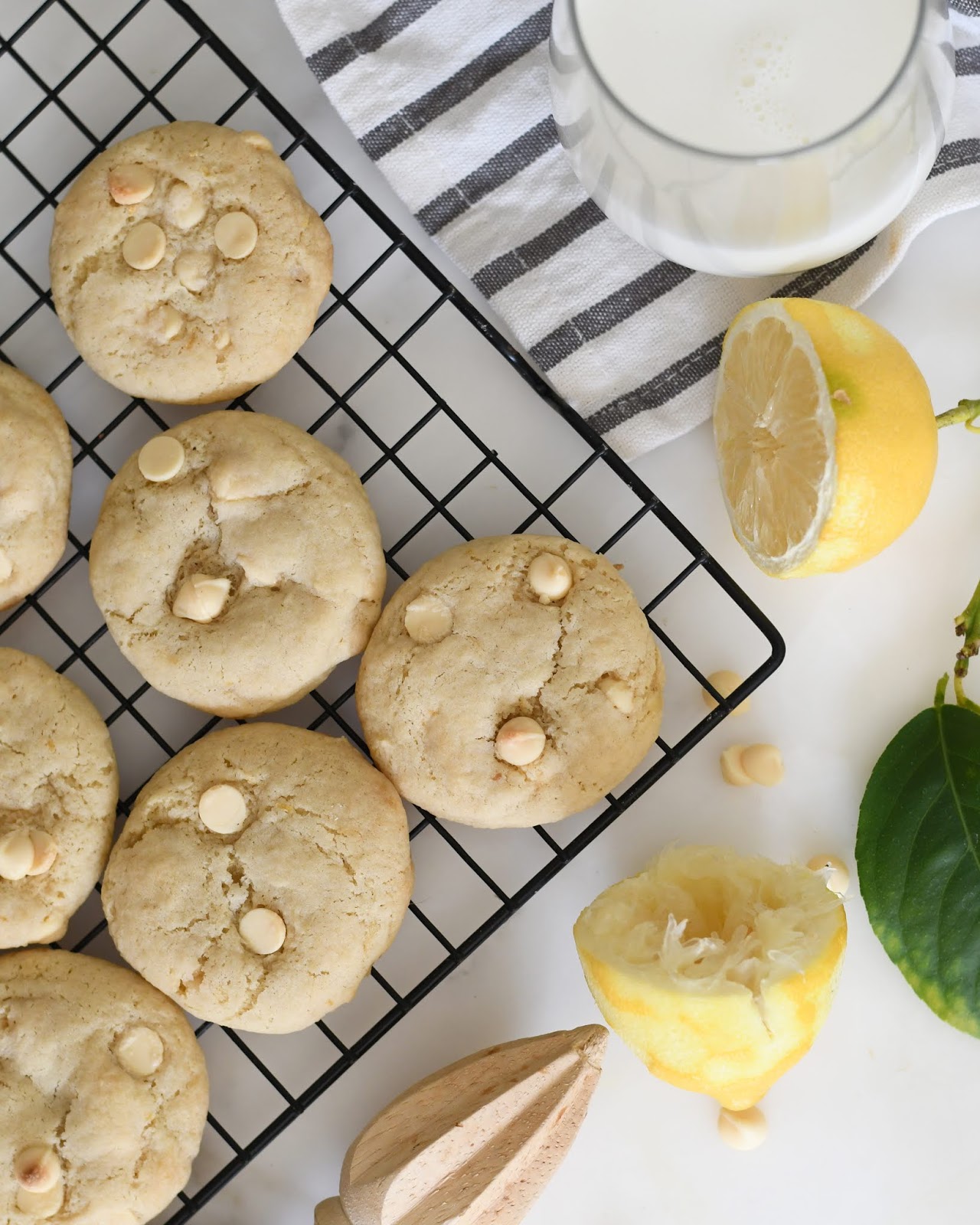 Cooking with Manuela LemonWhite Chocolate Chips Cookies