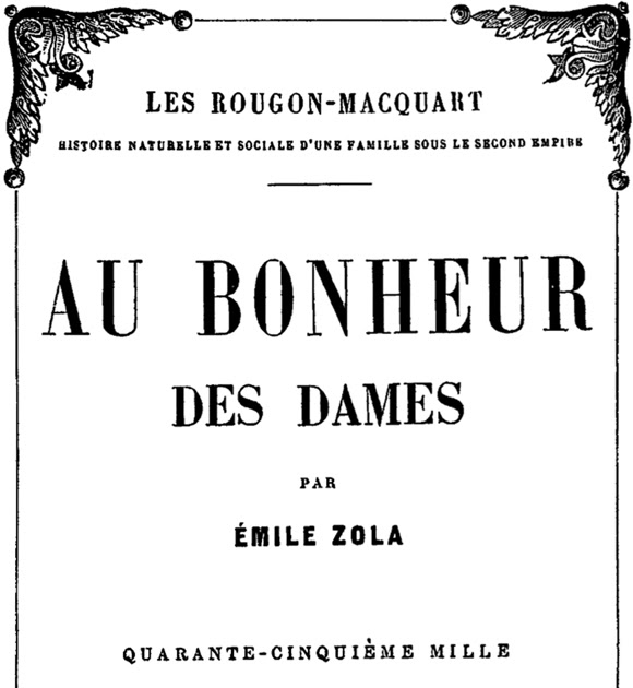 Au bonheur des Dames, Résumé chapitre