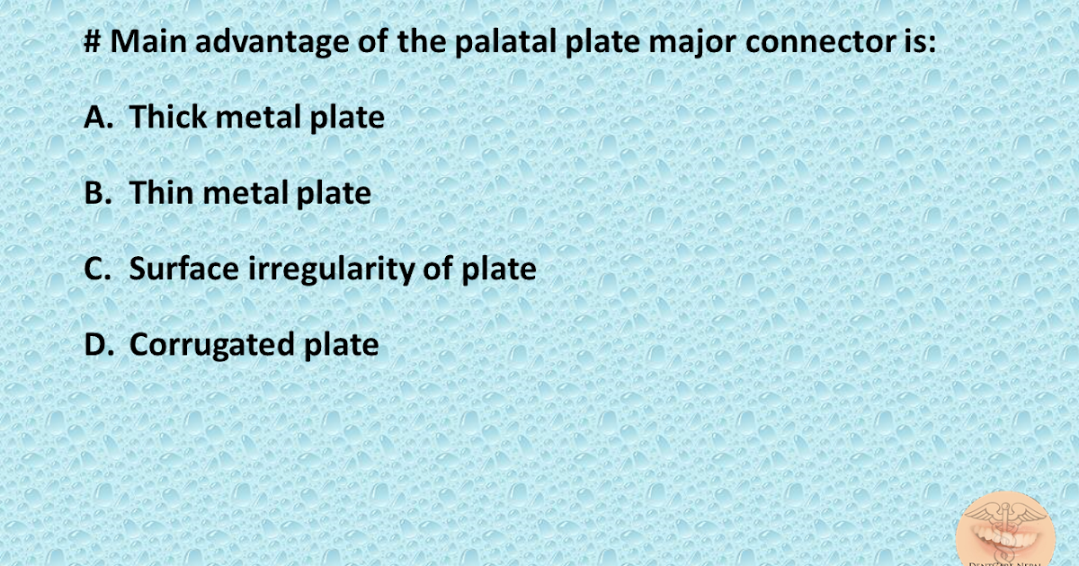 Dentosphere World of Dentistry Main advantage of the palatal plate