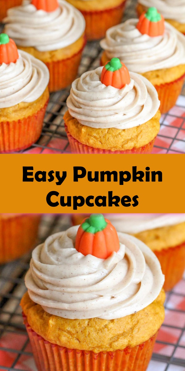 EASY PUMPKIN CUPCAKES - Cook, Taste, Eat