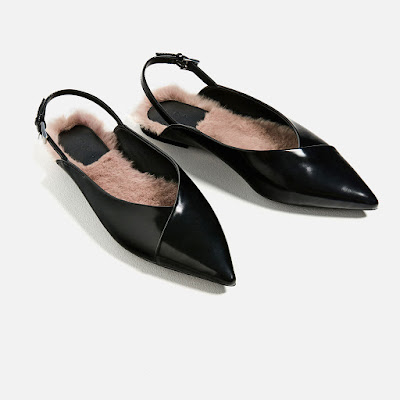 ZARA - BAILARINA DESTALONADA PELO 39.95€ ZARA - BAILARINA DESTALONADA PELO 39.95€