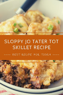 Sloppy Jo Tater Tot Skillet Recipe