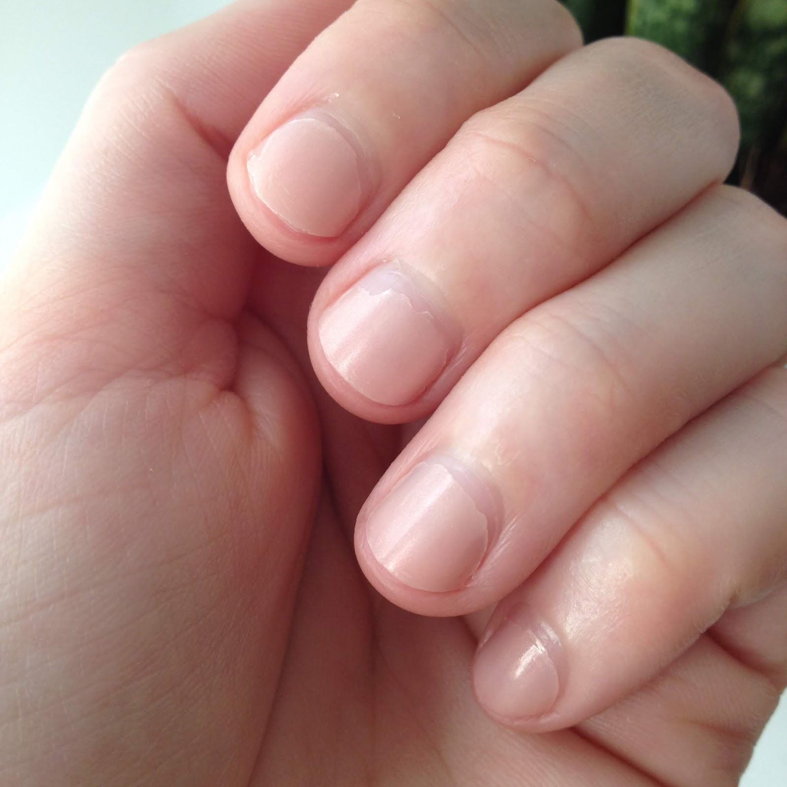 Ramona MS Essie nails strengthener before and after