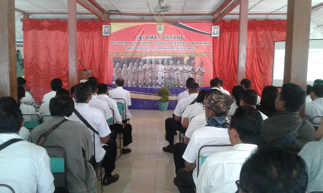 Kunjungan Study Orentasi Lapangan dari Kab. Tabanan Provinsi Bali Di Desa Kedungupit