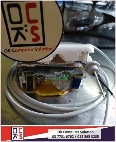 [SOLVED] KABEL / CABLE CHARGER MACBOOK KOYAK | REPAIR MACBOOK DAMANSARA 6