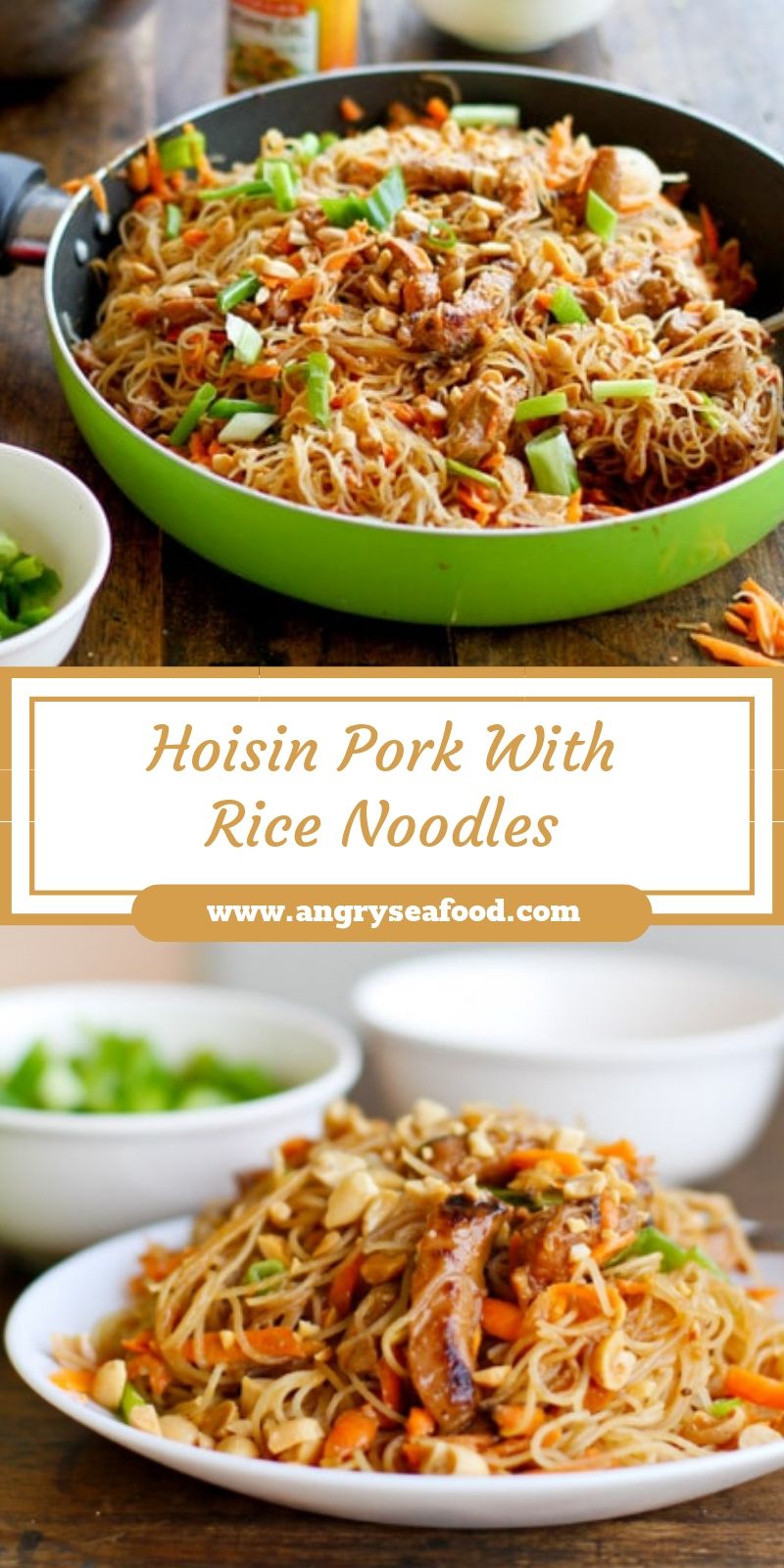 Hoisin Pork With Rice Noodles Hoisin Pork With Rice Noodles