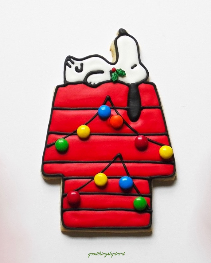 Snoopy Christmas Cookies