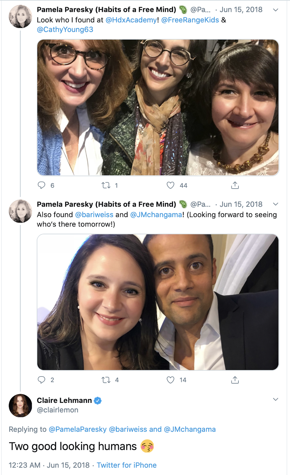 Pinkerite Right Before She Quit The Nytimes Bari Weiss Was Planning A Story On Quillette