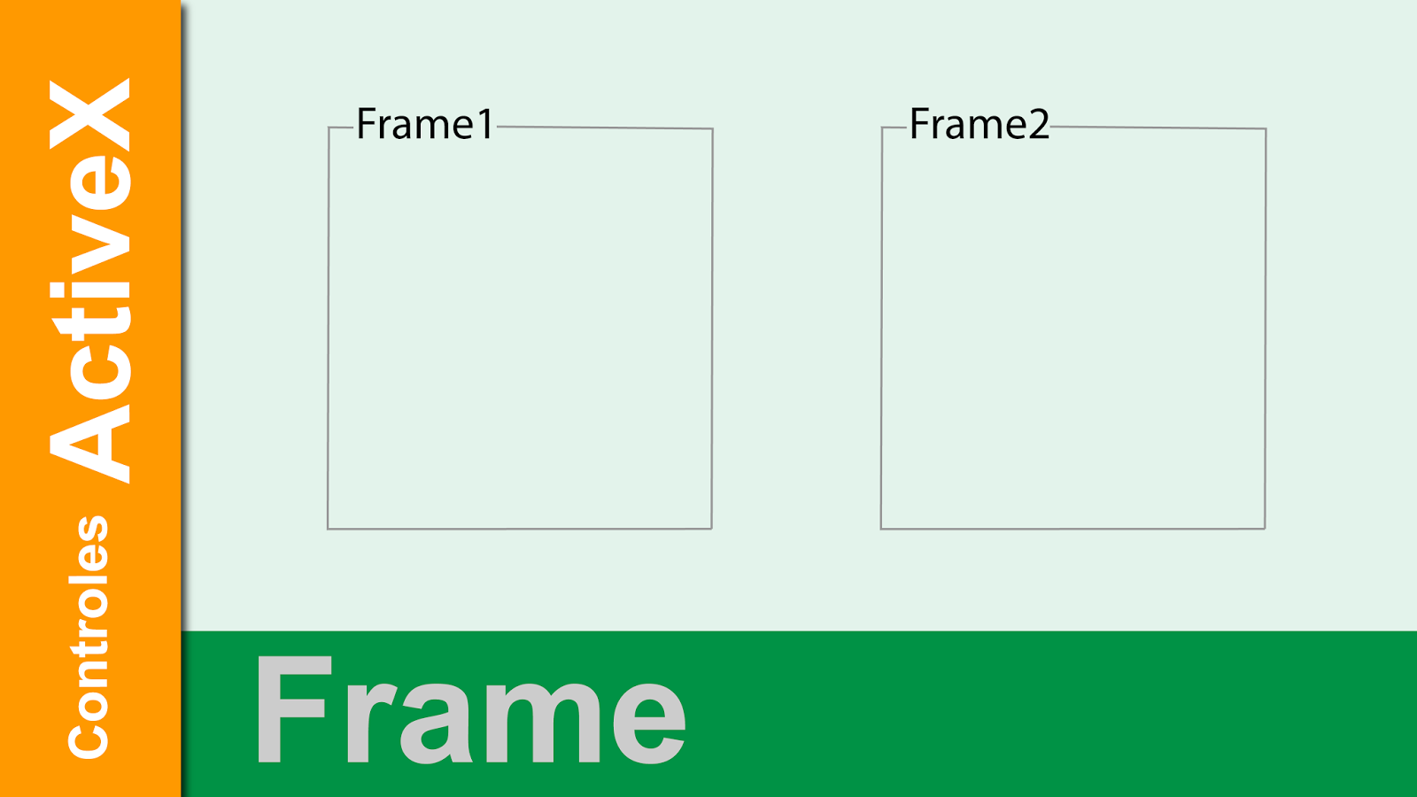 excelymas: Controles ActiveX | Frame | Características Principales
