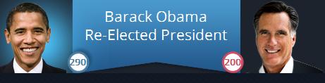 Barack Obama re-elected
