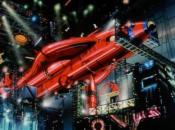 outlaw star in the Sentinel III dock