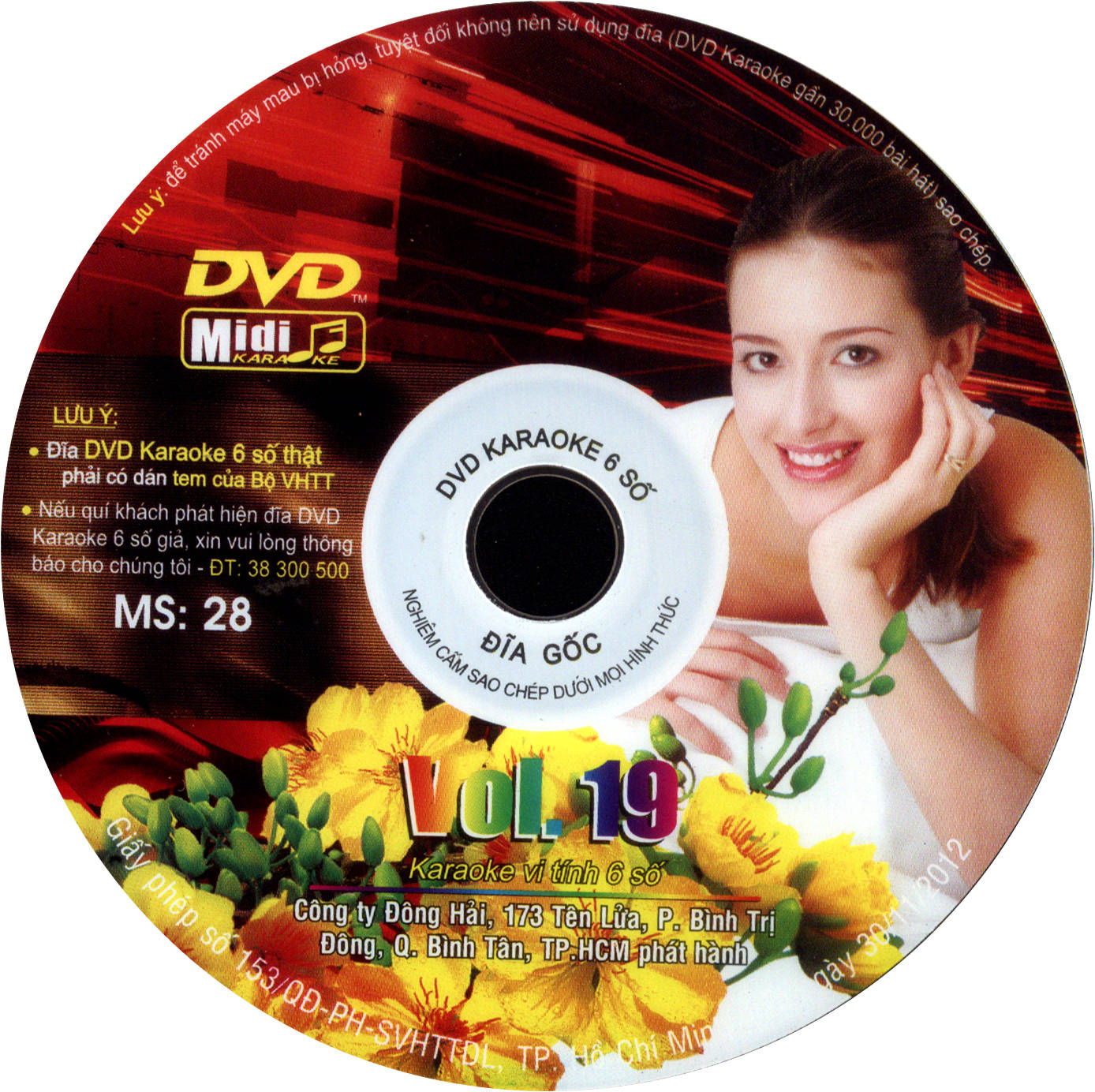 Karaoke California vol 19 (đủ 2 vol) DVD ISO Thế Giới Công Nghệ