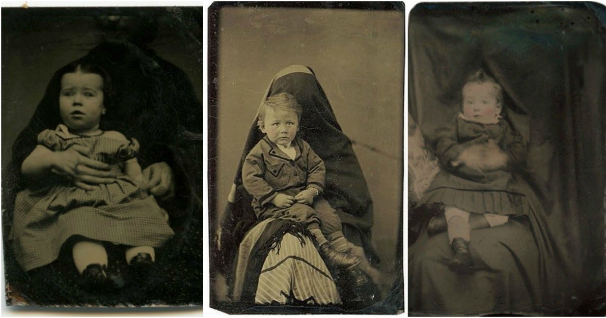 Hidden Mothers 22 Creepy Studio Portraits of Faceless Mummies Behind