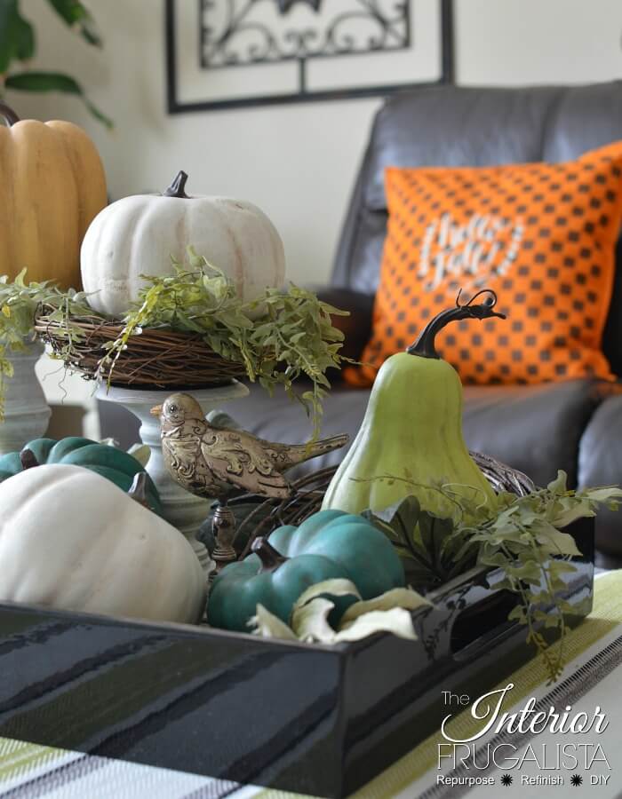 Make Incredible Magazine Worthy Fall Decor Using Cheap Plastic Pumpkins -  Recreated Designs