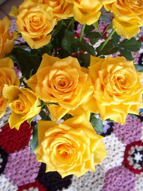 Hexagon Motif Crochet Afghan