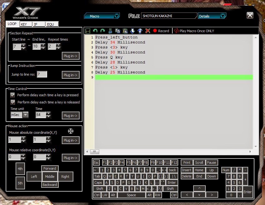 GAME: TUTORIAL MOUSE MACRO PLUS SCRIPT POINTBLANK GARENA INDONESIA